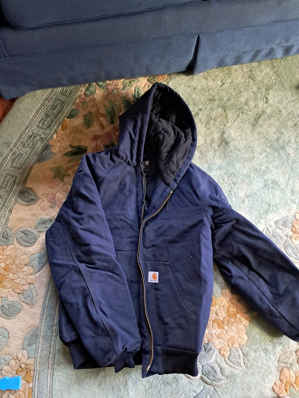 Navy Blue Carhartt Jacket